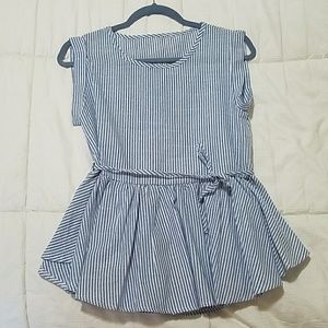 Perfect peplum top blouse, size 4